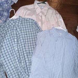 Southern Tide Men's Checkered Shirts - Blue, Pink, Gray